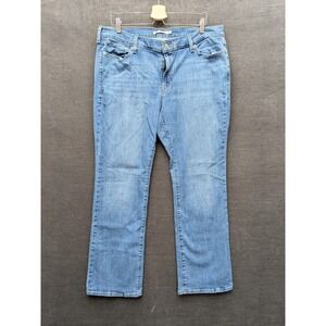 Levi's 415 Classic Boot Jeans Blue Stretch Denim Bootcut Jeans 18W M 38x31